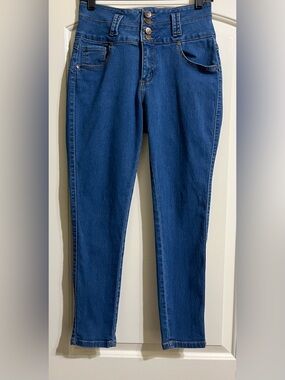 Always Friday Women’s Juniors Blue Denim Skinny Jeans Stretch Size 13
